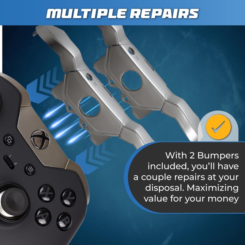 SOSS GAMINGÂ® 2024 Upgraded Bumpers Replacement Kit - Ultra Durable Version - Comes with T6 T8 Screwdriver Repair and Fix - For Xbox One Elite Series 1 Controllers - LB RB Button Triggers Parts (Elite - First Edition) - Image 5